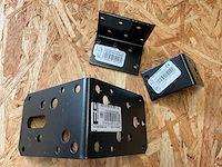 70 zwarte hoek verbinders - afbeelding 4 van  6