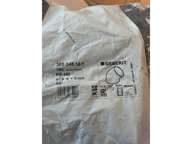 (+700st.) geberit grote partij onderdelen sanitair - afbeelding 3 van  7