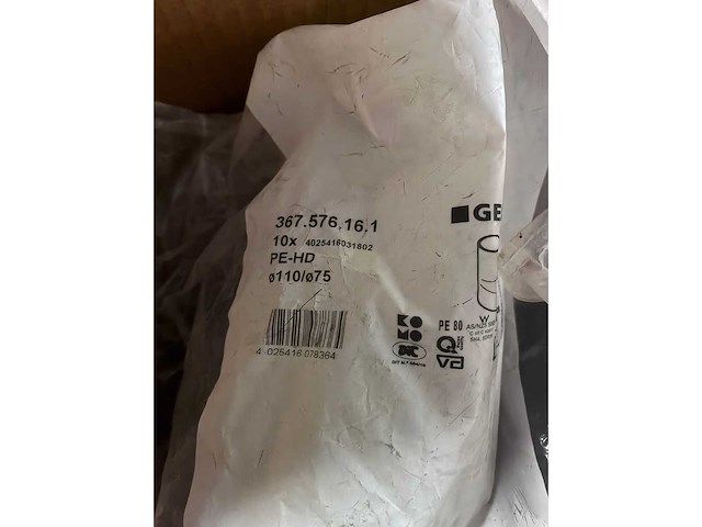 (+700st.) geberit grote partij onderdelen sanitair - afbeelding 5 van  7