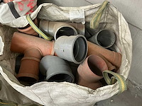 (+700st) ongebruikt lot pvc rioleringsbuizen & hulpstukken - afbeelding 3 van  15