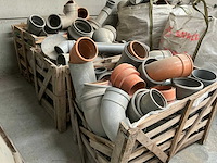 (+700st) ongebruikt lot pvc rioleringsbuizen & hulpstukken - afbeelding 7 van  15