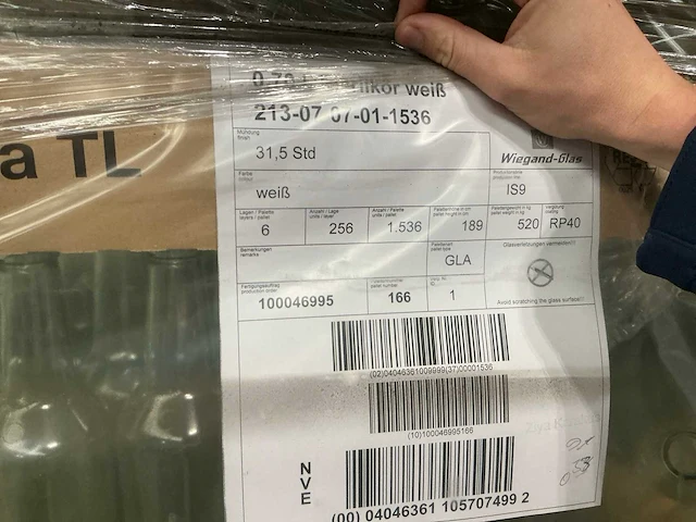 70cl - fles - glas (1400x) - afbeelding 3 van  4