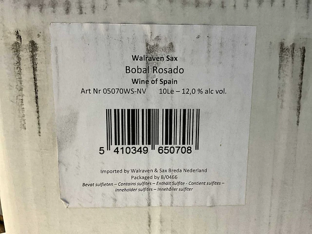 70l wijn bobal rosado (bag in box) - afbeelding 1 van  4