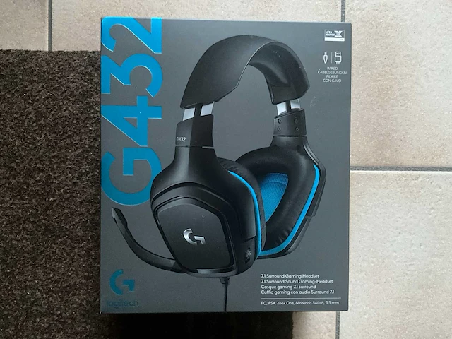 7.1 surround gaming headset logitech g432 - afbeelding 1 van  9