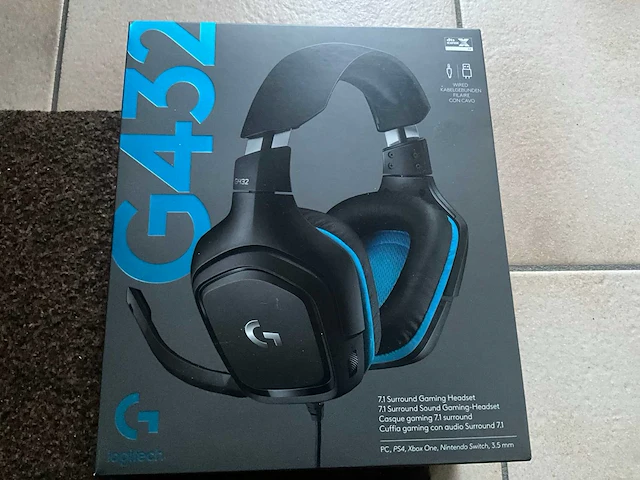7.1 surround gaming headset logitech g432 - afbeelding 2 van  9