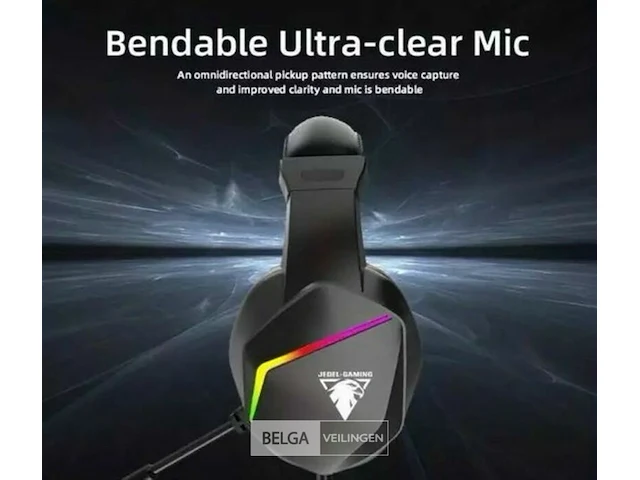 7,1 surround gaming headset - afbeelding 3 van  5