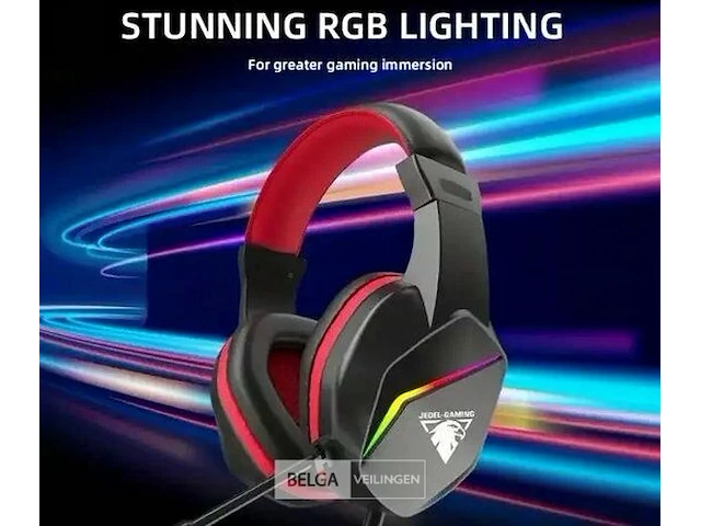 7,1 surround gaming headset - afbeelding 4 van  5