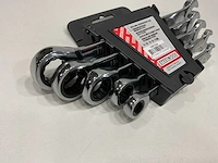 72 x ratel-ring-steeksleutel set; 5 delig - afbeelding 2 van  4