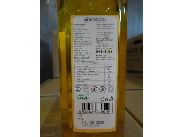 72x 2l sesamolie ikhlas - afbeelding 3 van  3