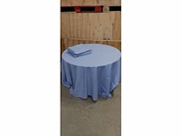 72x blauw tafellinnen = 492m² - afbeelding 1 van  2
