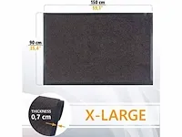 72x deurmat bruin 90x150cm