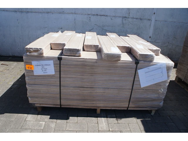74,08 m² massief eiken parket 15mm - afbeelding 1 van  6