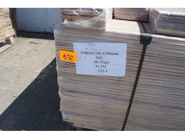 74,08 m² massief eiken parket 15mm - afbeelding 5 van  6