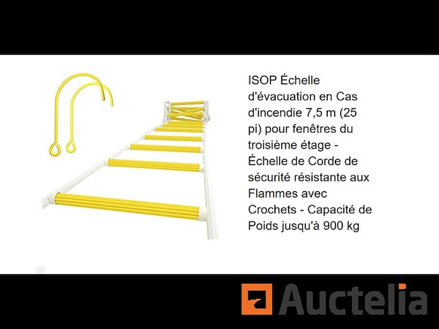 7,5 m isop veiligheidsladder (ideaal om te volgen) - afbeelding 1 van  6