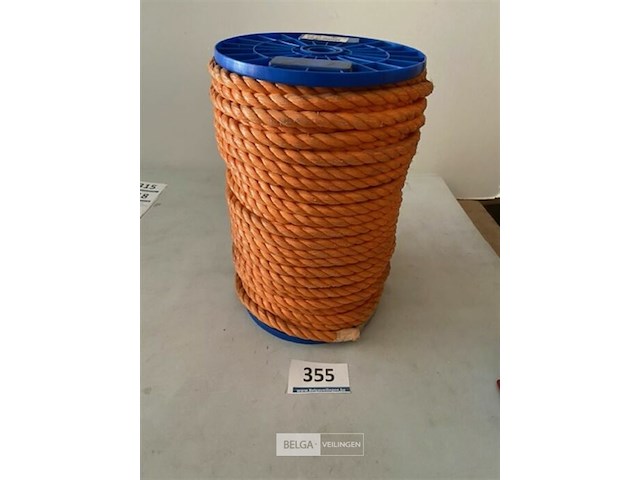 75 meter geslagen polypropyleen touw diameter 12mm - afbeelding 1 van  3