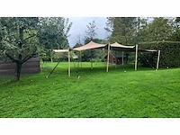 7,5x12m sand stretch tentzeil