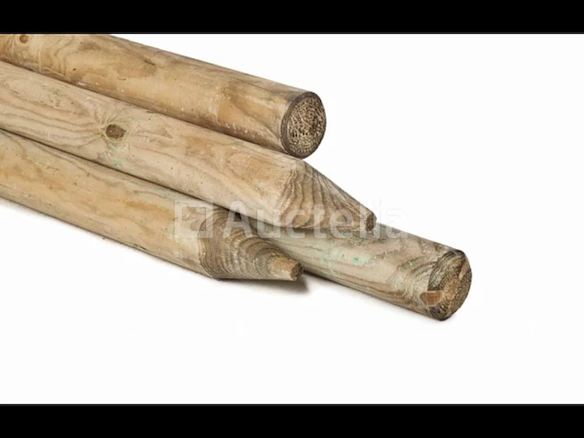 78 x rondhoutpalen 1,40m rond 8cm - afbeelding 1 van  1