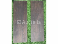 79m² buitentegels, hout nero 40x120 x20mm, houteffect, nieuw verpakt - afbeelding 1 van  1