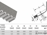 79x opgeb.eindstuk 76 20cm 20° links wog345 (60 st/pal) - afbeelding 3 van  3