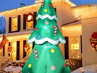 7ft opblaasbare kerstboom met led (210 cm) - afbeelding 1 van  5