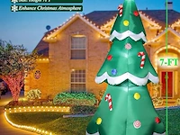 7ft opblaasbare kerstboom met led (210 cm) - afbeelding 5 van  5