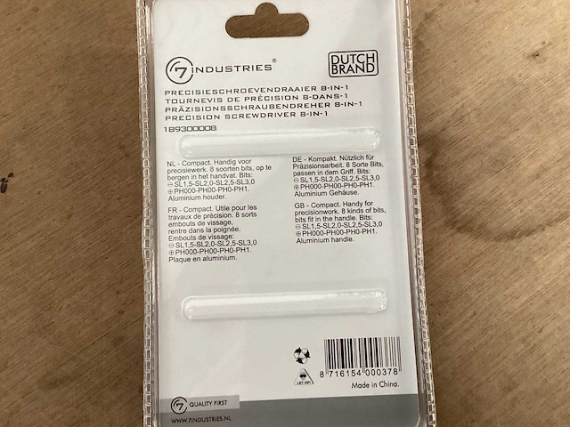 7industries precisie schroevendraaierset (5x) - afbeelding 3 van  4