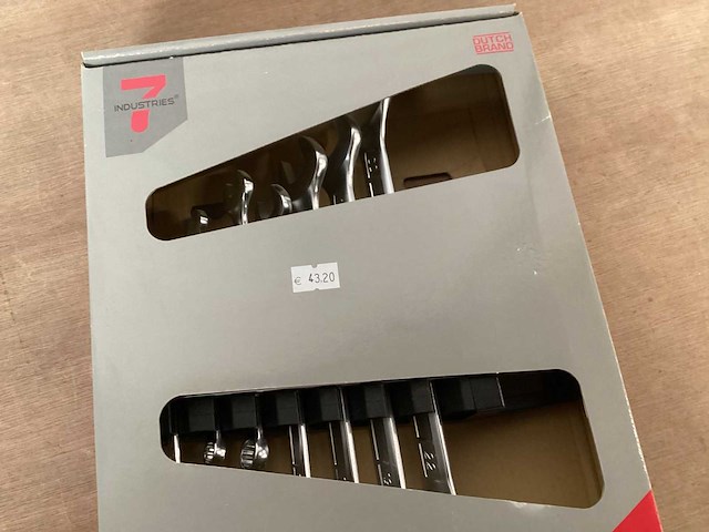 7industries ring- steeksleutelset, 7 delig (2x) - afbeelding 2 van  3