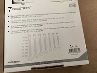 7industries ring- steeksleutelset, 7 delig (2x) - afbeelding 3 van  3