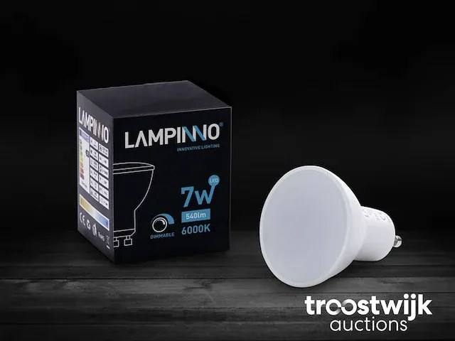 7w gu10 led spot dimbaar 6000k - afbeelding 2 van  3