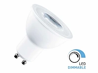 7w gu10 led spot dimbaar met lens 3000k (100x) - afbeelding 1 van  2