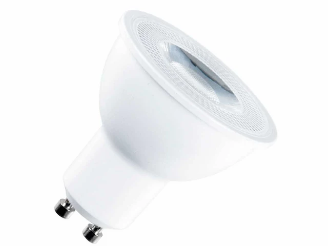 7w gu10 led spot met lens 3000k (200x) - afbeelding 1 van  2