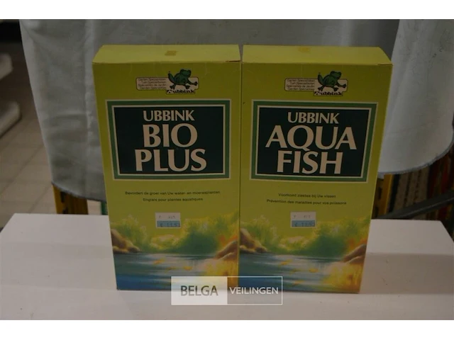 7x 1l ubbink bio plus & aqua fish - ontchloort leiding water en beschemt uw vissen - afbeelding 1 van  1