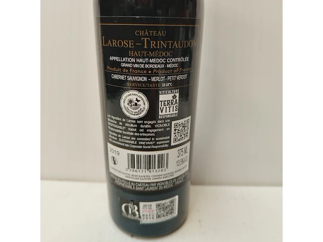 7x 37,5cl château larose-trintaudon - afbeelding 2 van  2
