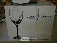 7x 6 wijnglazen luminarc domino - afbeelding 3 van  3