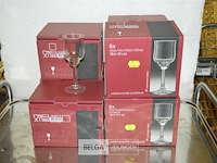 ±7x 6st ambassador leerdam wijnglazen - afbeelding 1 van  4