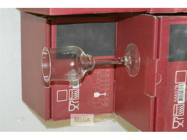 ±7x 6st ambassador leerdam wijnglazen - afbeelding 3 van  4