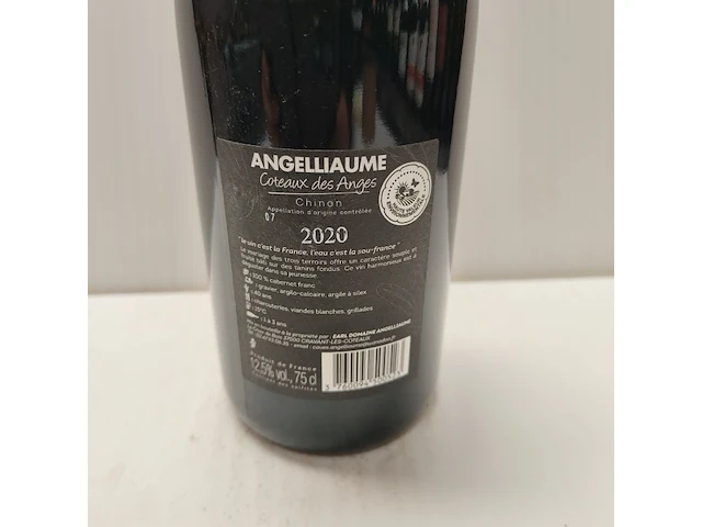 7x 75cl angelliaume côteaux des anges - afbeelding 4 van  4