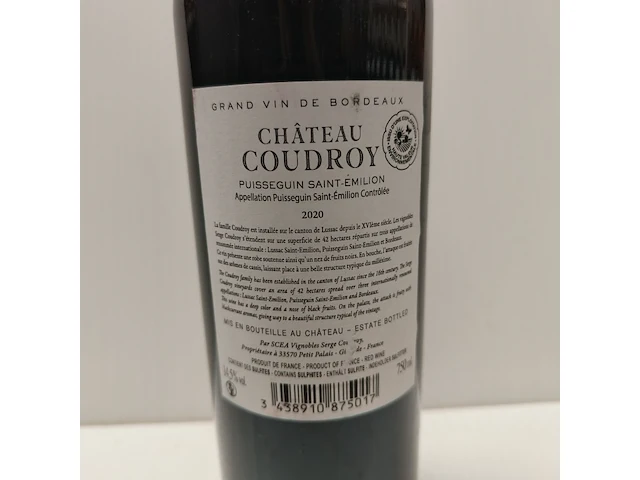 7x 75cl château coudroy - afbeelding 2 van  2