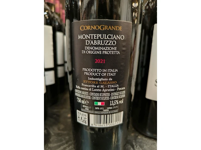 7x 75cl cornogrande - afbeelding 2 van  2