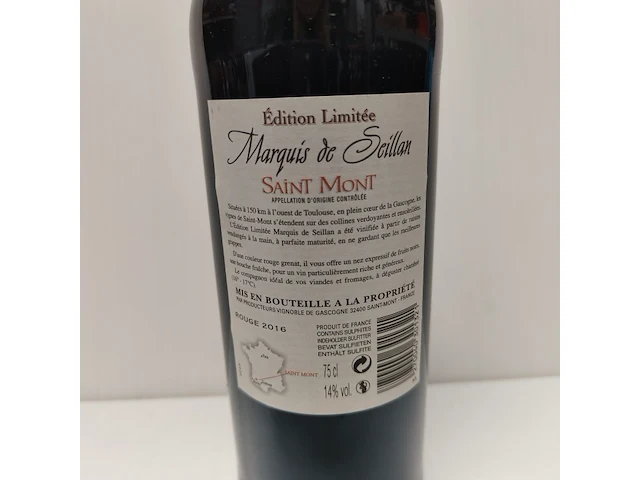 7x 75cl marquis de seillan - afbeelding 2 van  8