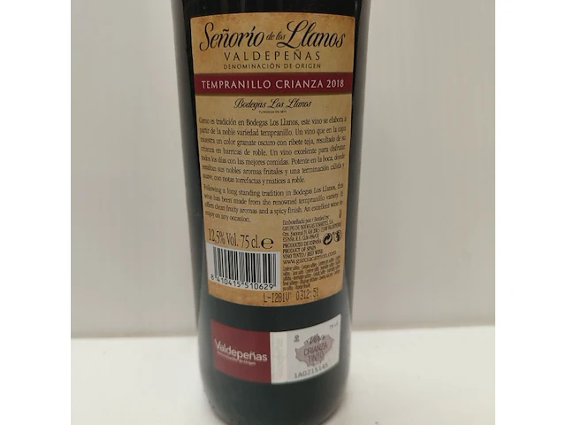 7x 75cl señorio de los llanos - afbeelding 4 van  4