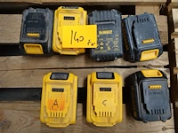 7x accu dewalt - afbeelding 1 van  1