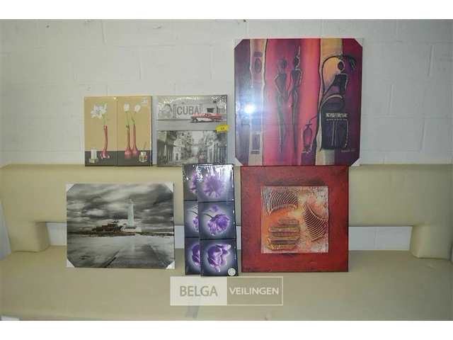 7x diverse kunstwerkjes - afbeelding 1 van  3