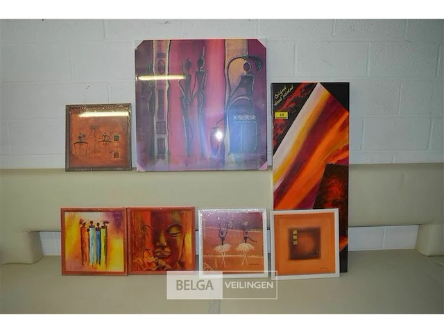 7x diverse kunstwerkjes - afbeelding 1 van  3