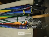 7x gekleurde stokparaplu's - afbeelding 3 van  3