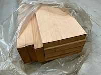 7x geschaafd roodbeukenhout 310cm - afbeelding 1 van  2