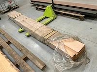 7x geschaafd roodbeukenhout 310cm - afbeelding 2 van  2