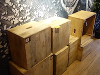 7x houten presentatieblok - afbeelding 2 van  2