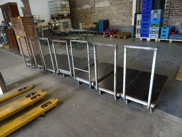 7x metalen transportkar - afbeelding 4 van  4