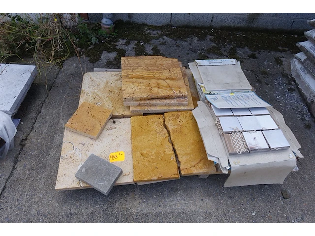 7x pallet restpartij stenen/tegels - afbeelding 1 van  10